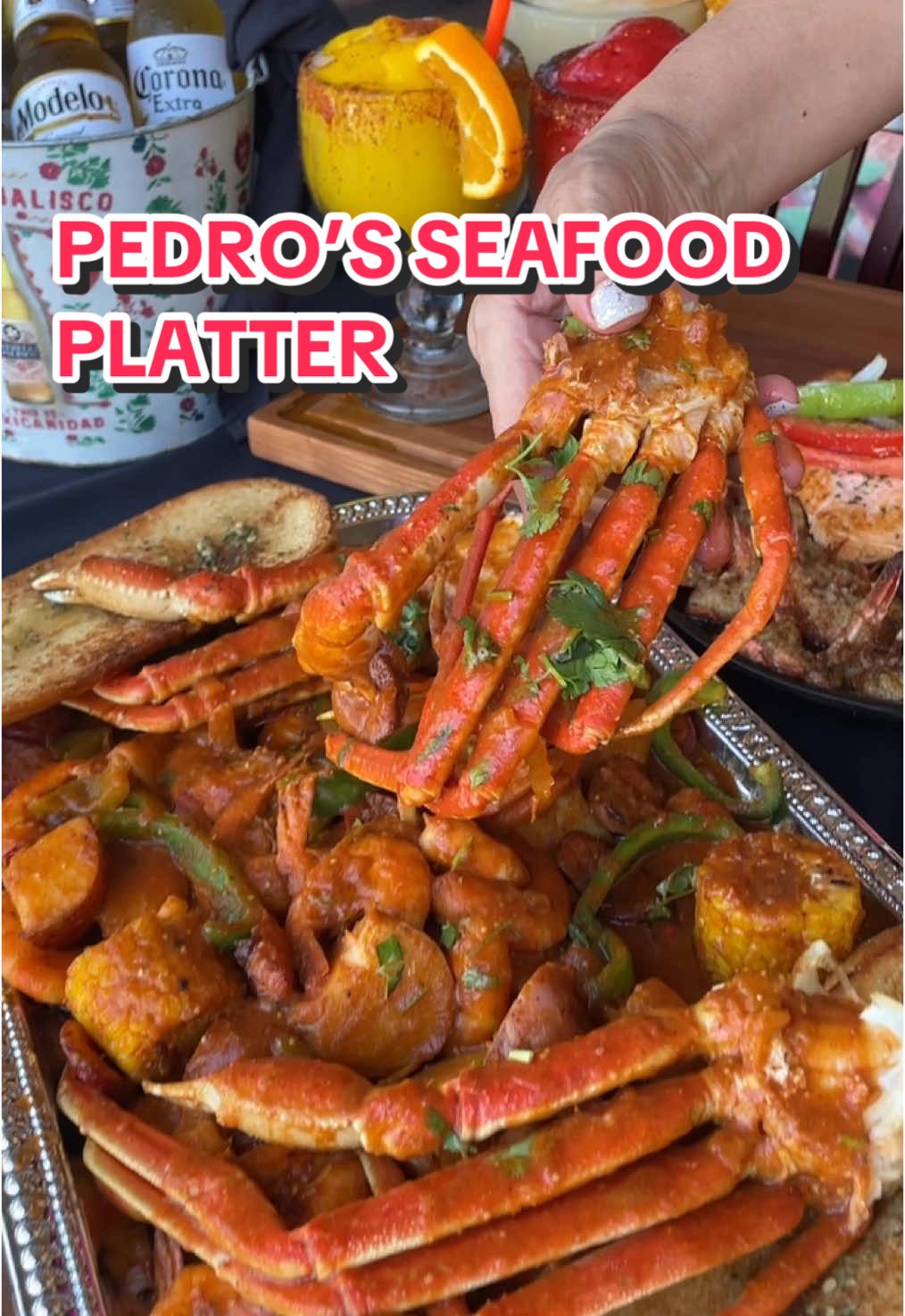 A post by @losangeles_eats on TikTok caption: 📍 @crabbysmontebello_ Mexican-owned seafood boil spot + more - 125 N Montebello Blvd, Unit D, Montebello, CA 90640