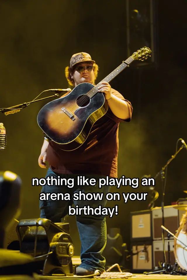 A post by @baykerblankeshipmusic on TikTok caption: Thank you everyone for the birthday wishes!! Going to be the best year yet #baykerblankenship #ontour #whiskeymyers #countryconcert #birthdaycelebration 