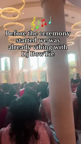 A post by @djbowtie214 on TikTok caption: We had a short delay so BowTie pulled out his tricks 😂. Straight 🔥🔥🔥🔥 vibes  #BowTie #djbowtie #clublivingroom #fyp #weddingday #traveldj #traveldj #bridesmaid #weddingday #bridesmaid #bride #weddingtiktok #WeddingSeason #BowTieVibes #weddingdj #groomsmen #groomsmen #djlife #weddingdress #traveldj✈️ #traveldj 