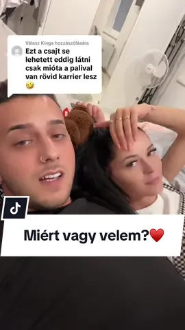 A post by @imregergo277 on TikTok caption: Miért vagy velem?😂♥️@💋Lipko💋Viki💋mondjuk azóta is velem vagy😂♥️#1éves #emlék #követő #like #komment #tábor #nézettség #humor #vicces #nekedbelegyen #imregergő #lipkoviki #vikigeri #boldogság #egyutt #szerelem #válaszvideó #amainapon 
