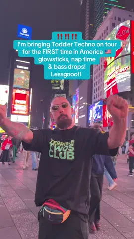 A post by @lenjpearce on TikTok caption: Can’t wait to party with you all! Boston you’re up first! 😎✊🏽 #toddlertechno #babyrave #lennypearce #nyc #america #millennialsoftiktok #parentsoftiktok 