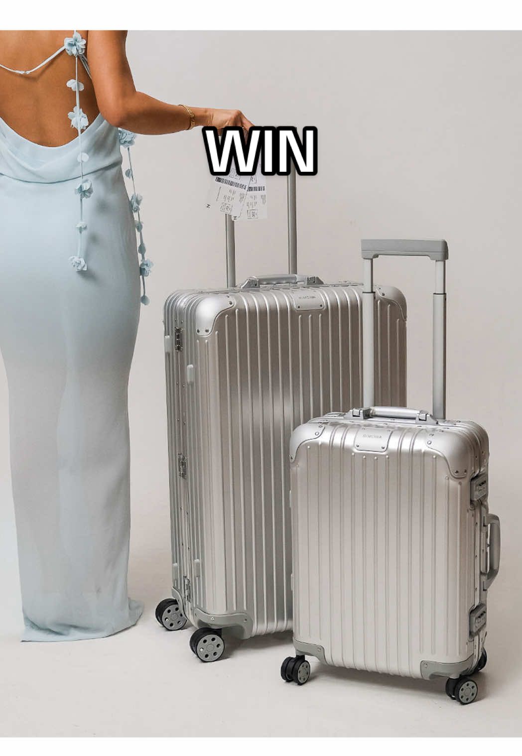 A post by @meshki on TikTok caption: ✈️WIN Your Next Adventure✈️ Your next escape? On us. Flights, fashion, and first-class Rimowa luggage — a luxury vacation prize valued at over $10K AUD. Prize Include: - Rimowa Luggage - 1x Original Check In - Large suitcase & 1x Original Cabin - Small suitcase. - 1 x $5K AUD Flightgift Voucher to redeem on flights anywhere in the world. - 1 x $1K AUD MESHKI gift voucher To enter: 1. Follow @meshki Instagram + Tiktok 2. Tag a friend in the comments of any competition post (1 comment = 1 new entry) 3. Complete sign up form  https://www.meshki.com.au/pages/win-your-next-adventure Comp open worldwide and ends 19 June 2025. Good luck! #giveaway #win #travelcompetition #rimowa #rimowasuitcase #travel #eurosummer 