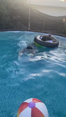 A post by @benjamin0467 on TikTok caption: Disfrutando nuestro primer día en la alberca #hispanic #fyp #parati #fypage #pool #alberca #viral 