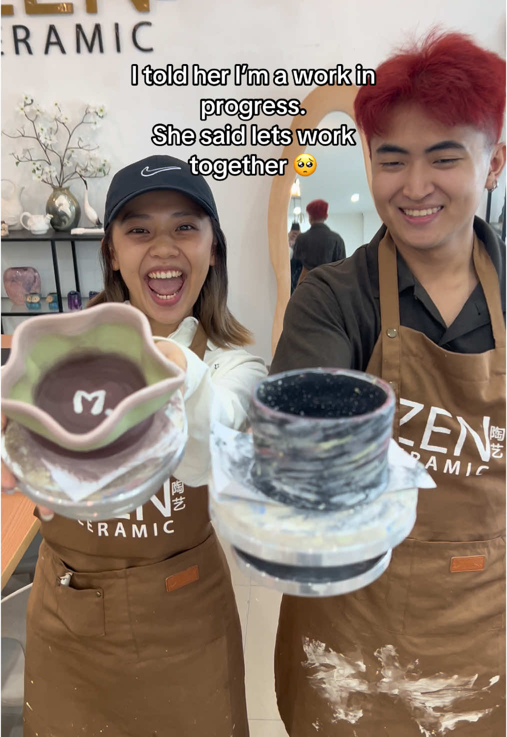 A post by @cloutykee on TikTok caption: Love ma woman @Minsley 