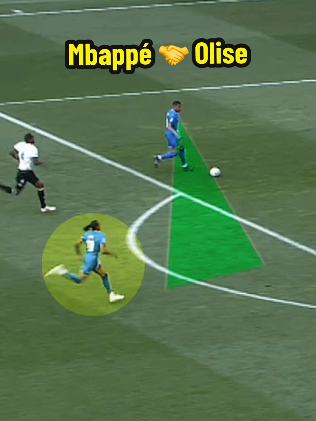 A post by @equipedefrance on TikTok caption: The perfect counterattack 👌 #EquipeDeFrance #Mbappe #Olise #SportsTikTok #NationsLeague 