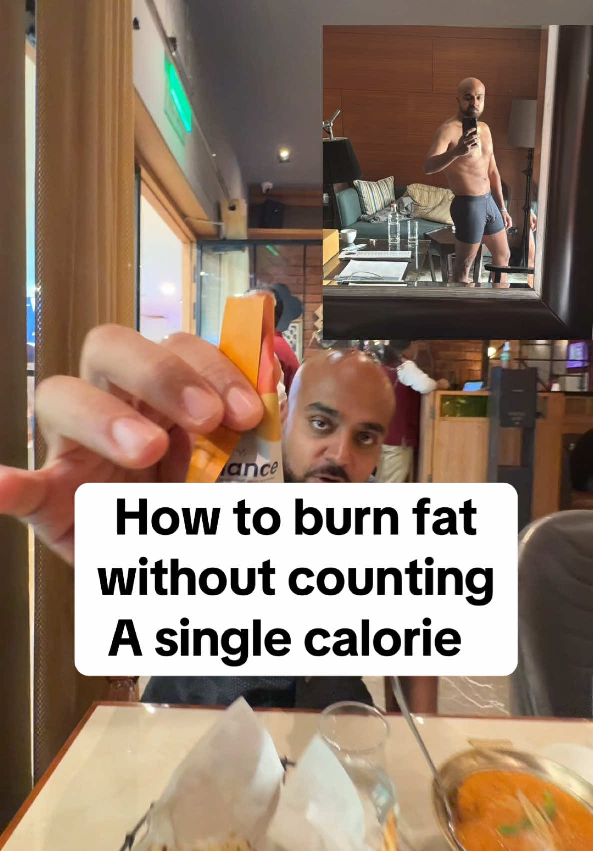 A post by @ravmalik on TikTok caption: Never calorie counting again 