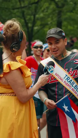 A post by @devonrodriguezart on TikTok caption: Had an amazing time at the New York Puerto Rican Day Parade! It blew my mind how many people came up to me saying they own one of my Puerto Rico prints. Thank you for supporting my art! Te amo para siempre 🇵🇷♥️