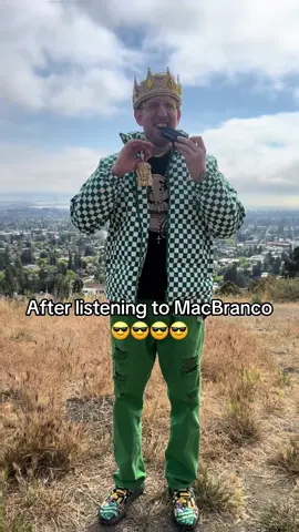A post by @malkimeansking on TikTok caption: Before & after listening to @macbranco 🔥 #newmusic #beforeandafter #viral #fyp 