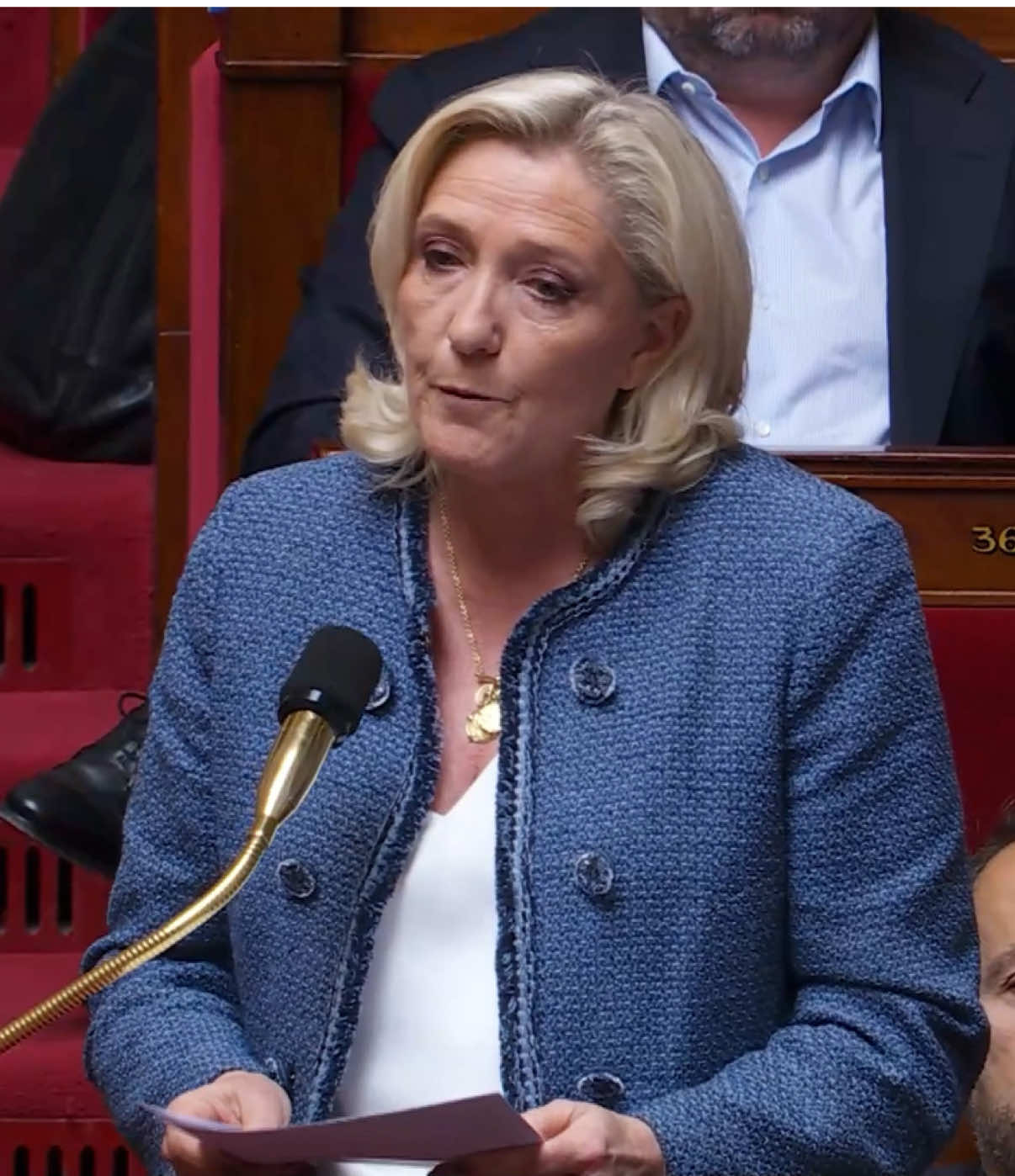 A post by @mlp.officiel on TikTok caption: Aujourd’hui, alors qu’elle remplissait sa mission au service des enfants de France, à 31 ans, Mélanie est morte, poignardée par un élève. Les mots n’ont jamais suffi, les mots ne suffisent pas, les mots ne suffiront pas. Monsieur le Premier ministre, quelle va être la réponse politique du gouvernement à ce drame qui suscite la peur de toutes les familles ?