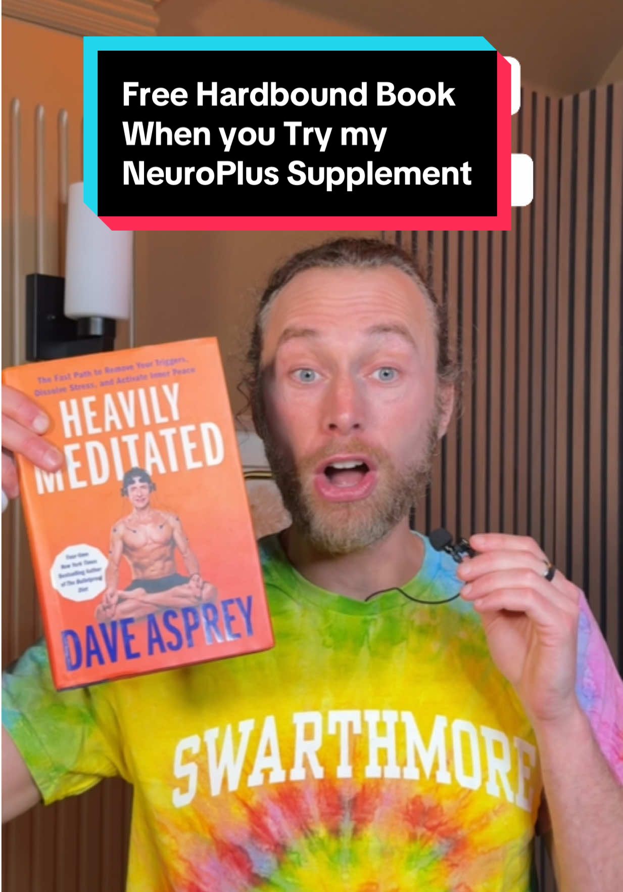 A post by @robertwblove on TikTok caption: Free Hardbound Book When you Try my NeuroPlus Supplement. #supplements #brain #memory #focus #brainfog #daveasprey #heavilymeditated #sponsored