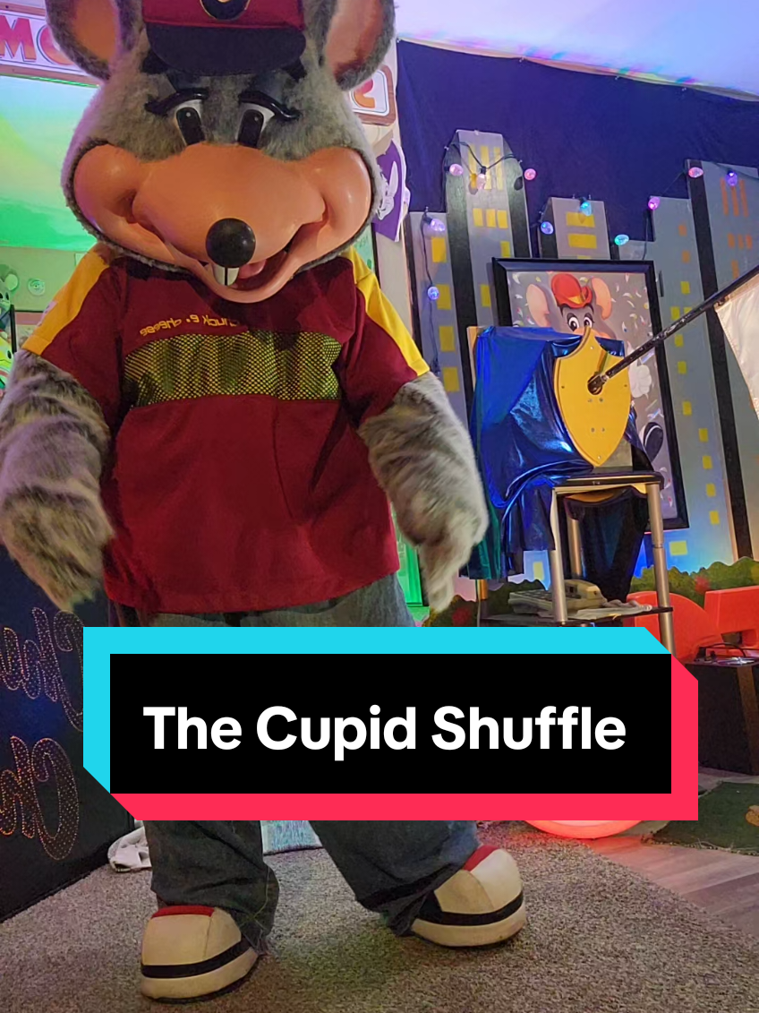A post by @mattthefranchize on TikTok caption: Doing the new version of the classic Cupid Shuffle! #ChuckECheese #ForYou #ForYouPage #FYP #fypシ #CupidShuffle #Music #Trending #Popular #Viral #Dance #DanceTrend #CupidShuffleChallenge #Dancing 