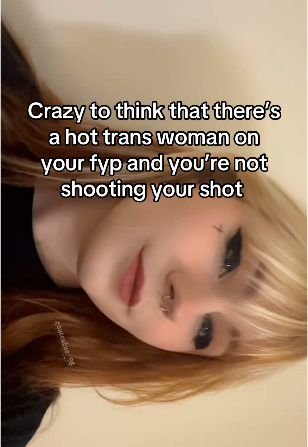 A post by @amber.hawking on TikTok caption: I know I would #fyp #fy #foryoupage #viral #tgirl #transgirl #transwoman #trans #transgender #lgbt🌈 #lgbtqia🏳️‍🌈 