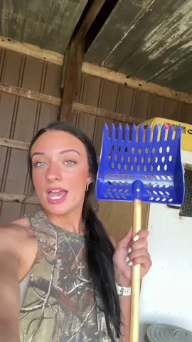 A post by @thefarmergrayce on TikTok caption: #CapCut am I crazy?! Either way I am loving this coop scoop !!
