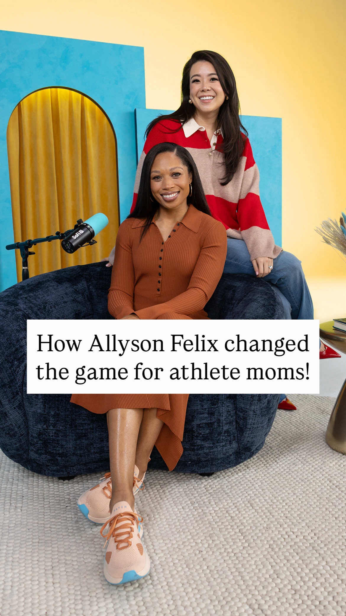 A post by @yourrichbff on TikTok caption: She had six gold medals. A huge sponsor. A legacy. Then she got pregnant—and everything changed. I sat down with legendary Olympian Allyson Felix to talk about her fight for maternal protections, changing the game for women in sports, and SO much more. Don’t miss the full episode out now on @SoFi’s YouTube channel! #SoFiPartner