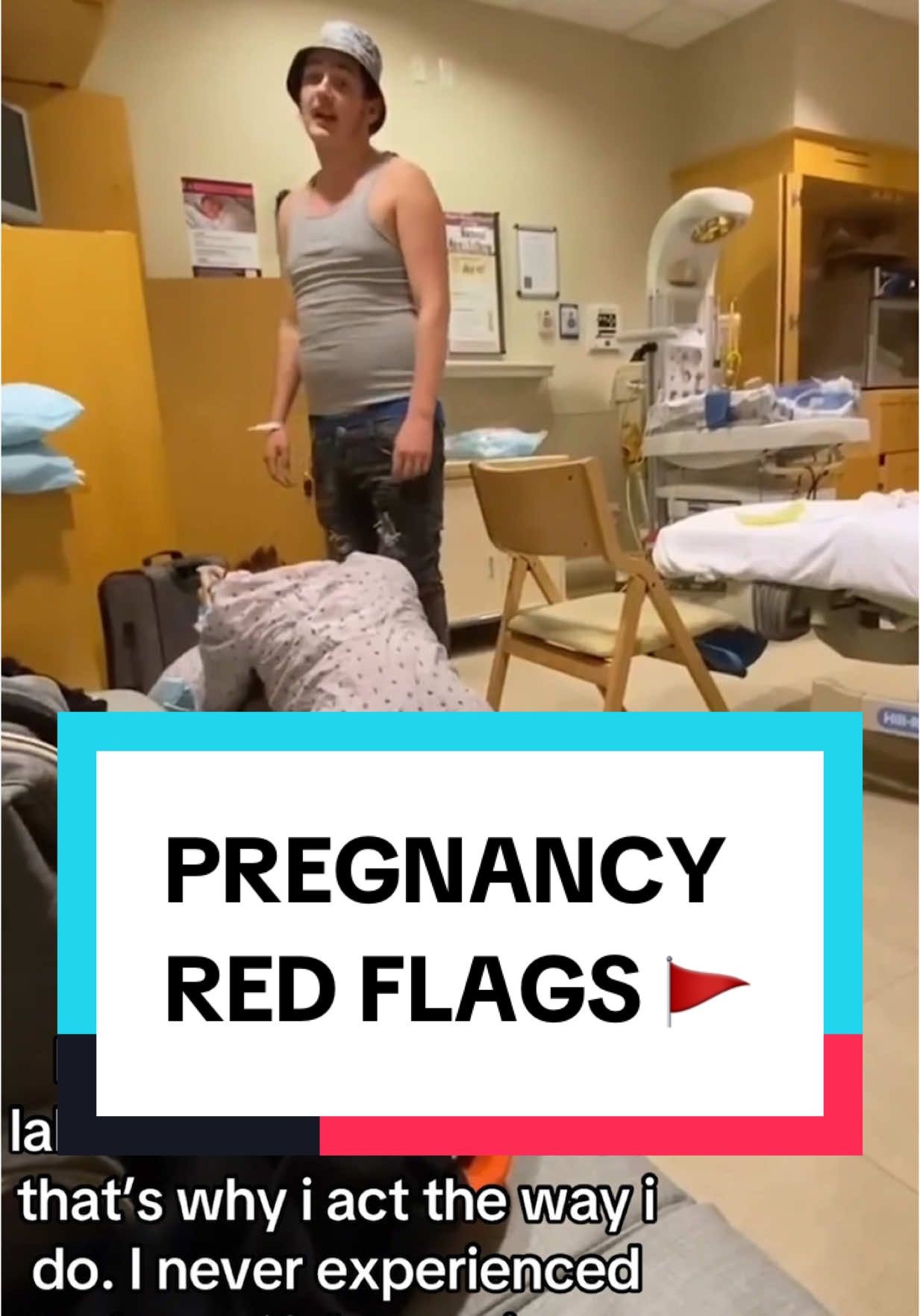A post by @dustinpoynter on TikTok caption: 3RD ONE IS ALARMING 🚩 🎥 @Myahhk  🎥 @Rachh😘  🎥 @CxK  🎥 @Happiest  #redflags #pregnant #couple #couplegoals