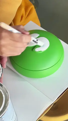 A post by @taybeepboop on TikTok caption: The answer is always to make small food big. Love of my life @grundle_heads sculpted the container for me and used food-safe filament so we can use it to store whatever we want now 💚💚💚 btw it’s a twist open/close top but at the end I only had one hand so couldn’t show that off!