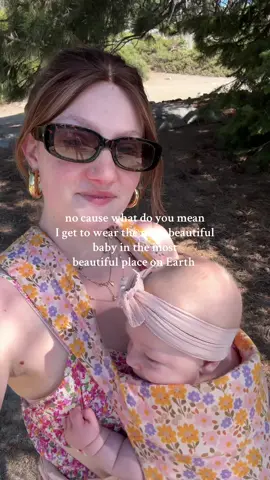A post by @elyssajoy_ on TikTok caption: baby wearing has healed something in my soul. there’s nothing like being that close to the beautiful life you made. to be able to protect them and love them like this.  If you’ve never tried it, you should 💕  To kiss their little head. To smell them and feel their soft hair on your chin 😭 I’m soaking in every minute  Baby carrier: @Wildbird Aerial Carrier  . #babywearing #mom #motherhood #baby #travelling #yosemite #nationalpark 