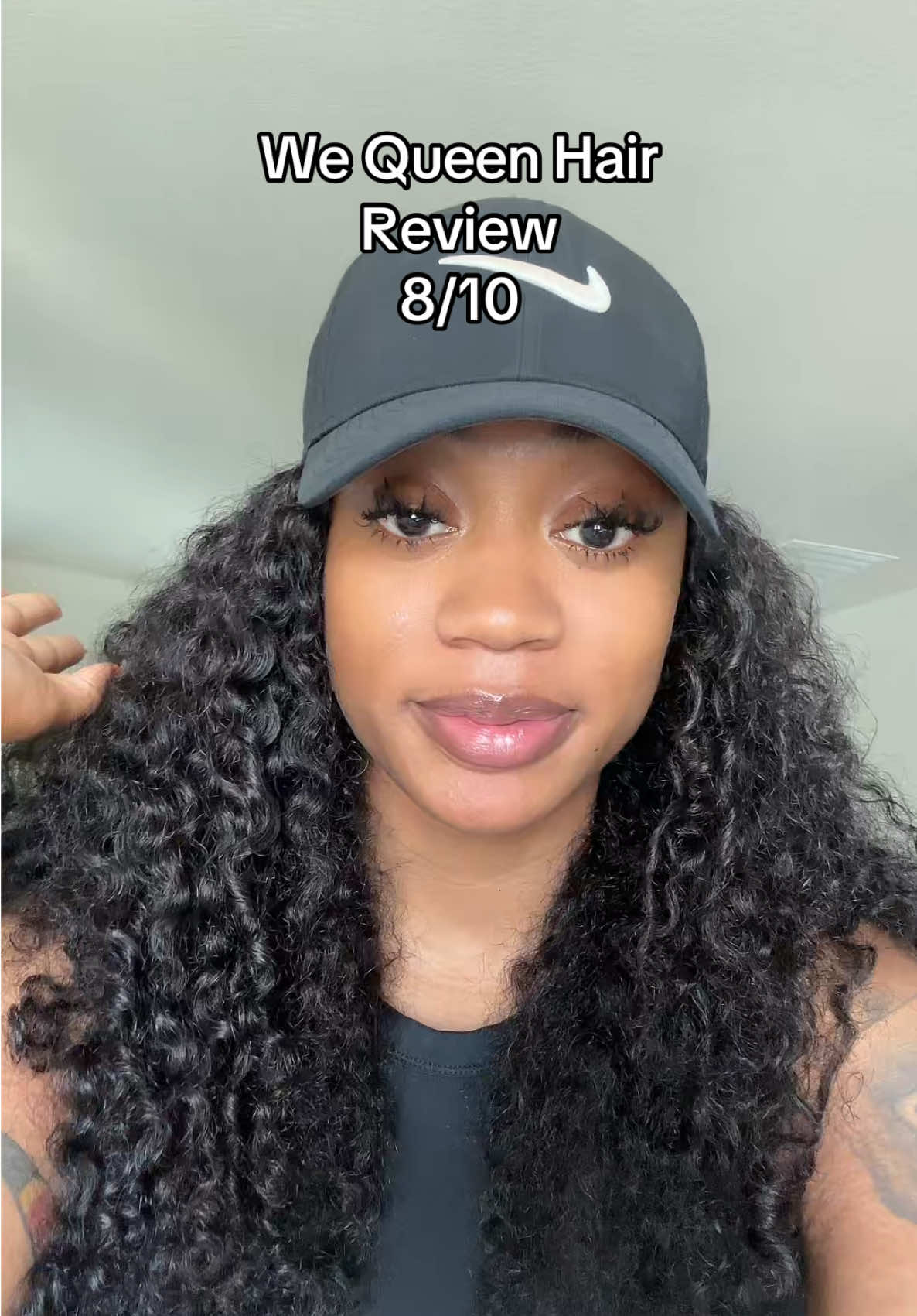 A post by @therealmaxieeeee on TikTok caption: 🙂‍↕️ it’s definitely cute though just not long lasting hair @wequeen_hair #wequeenhair #wequeenbundles 