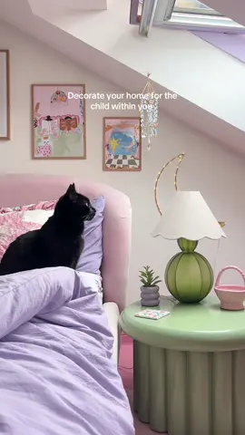 A post by @kate_rose_morgan on TikTok caption: Decorate your home for the child within you ❤️  #cosyhome #homedecor #interiordesign #myhomedecor #colourfulinteriors #colourfulhome #interiors #myhome 