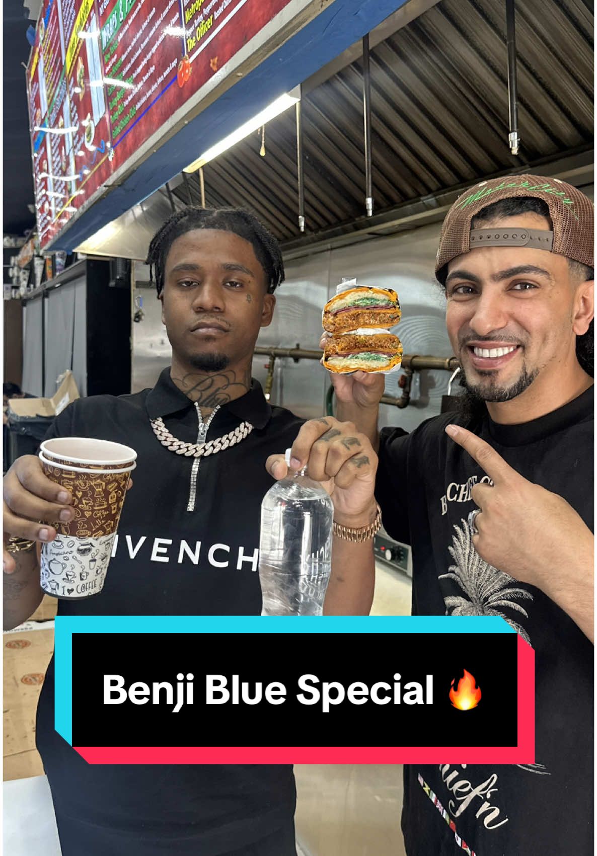 A post by @rah_money1 on TikTok caption: Chopped cheese with blue takis THE OCKY WAY 🔥‼️ @Benji Blue Bills #theockyway #ockyway #generalock #nevanevaneva 