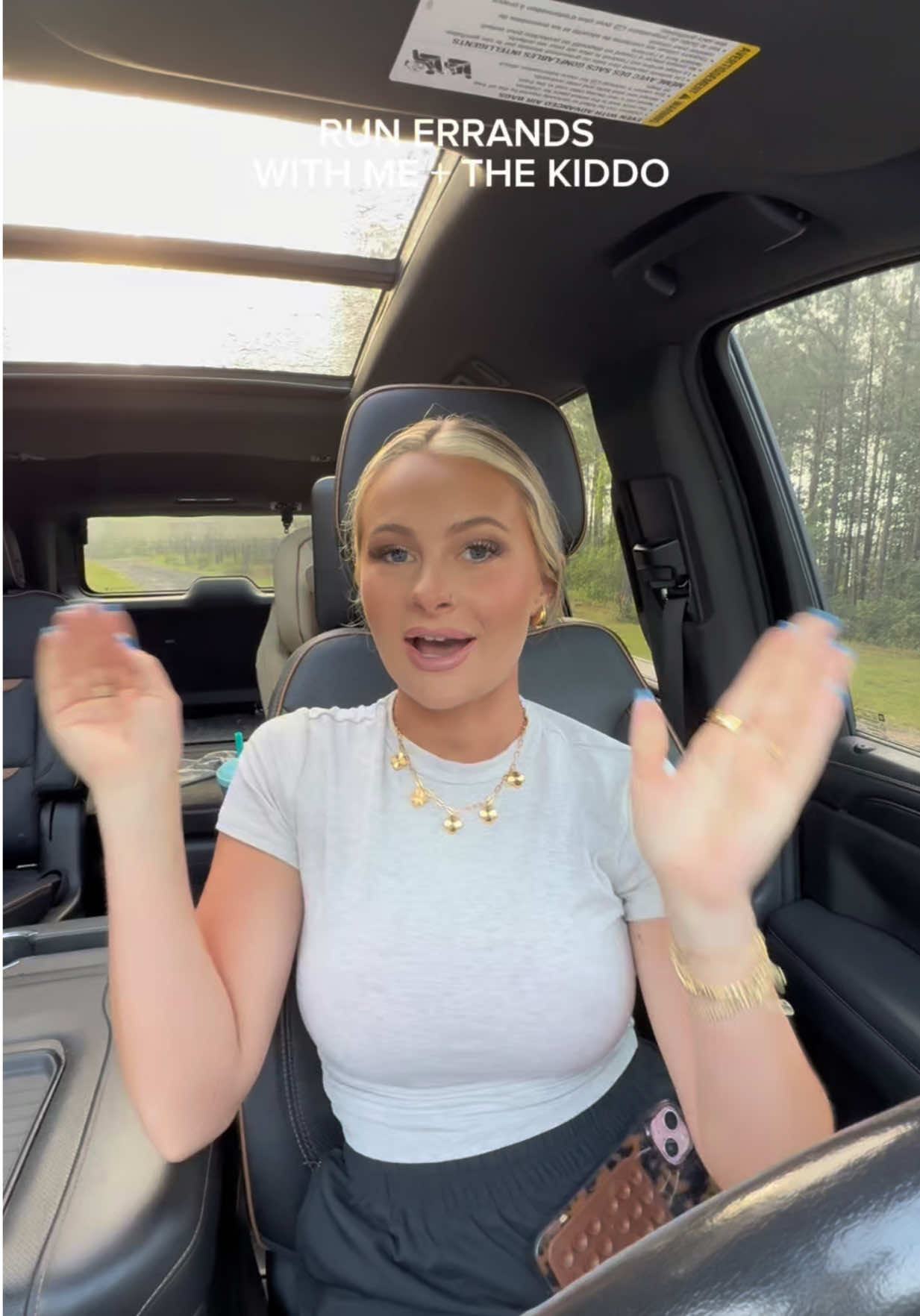 A post by @kylieapitts on TikTok caption: It felt good waking up & being productive outside of the house😅 I might start going out again😂😂 #sahm #kyliepitts #sahmlife #ditl #errandswithme 