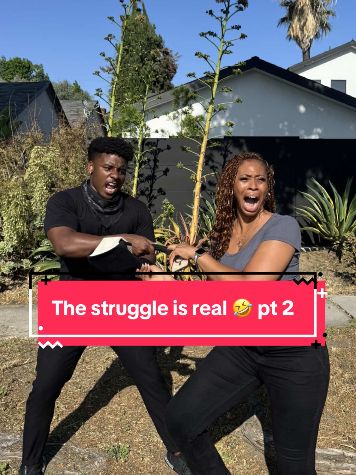 A post by @dreaknowsbest on TikTok caption: This did NOT go how either of us expected 😂  #relatable #comedy #plottwist #funny  