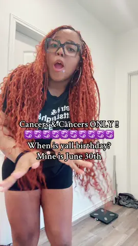 A post by @itzgeegee on TikTok caption: Where my Cancers at ♋️♋️♋️ Cancers Comment ONLY!!! #cancerbaby o #cancerbirthday #cancerseason #cancerseason #cancer #cancertok #junebaby #julybaby#fypage #fyp≥ #fypppppppppppppppppppppp #watersign