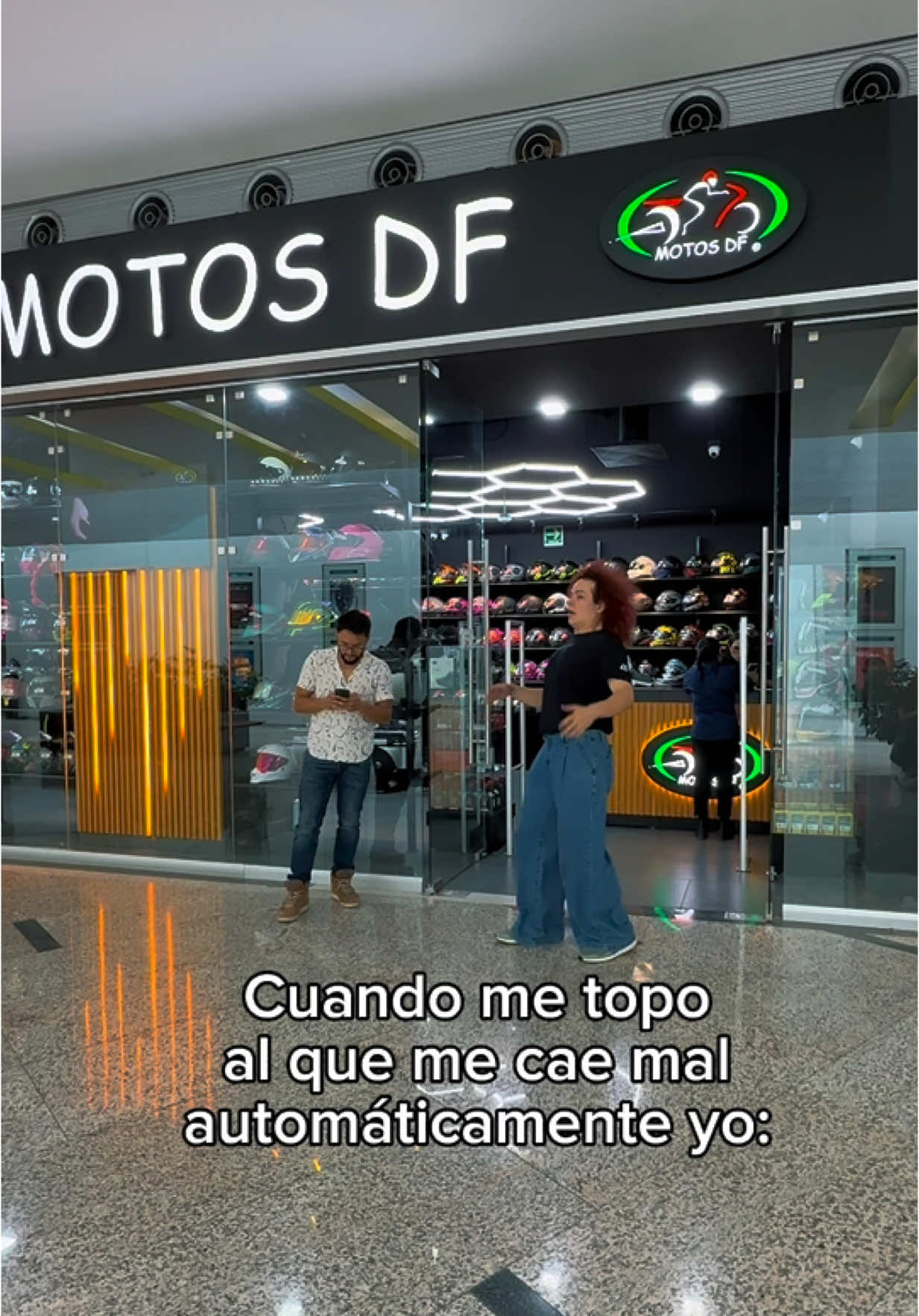 A post by @soyalexreyna on TikTok caption: Y yo ni moto tengo 🙊🏍️  @John DosRuedas solo me caes mal un poquito 🙈🤣 . 📍 @Motos Df nueva sucursal #granterrazalomasverdes #edomex #alexreyna #motosdf 