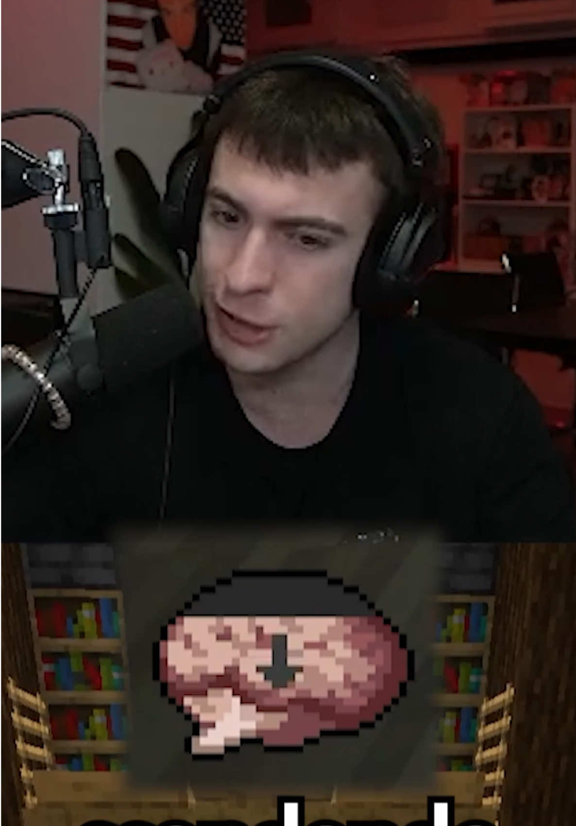 A post by @lollolacustre on TikTok caption: aggiungere 30 mod horror a minecraft è peak experience 