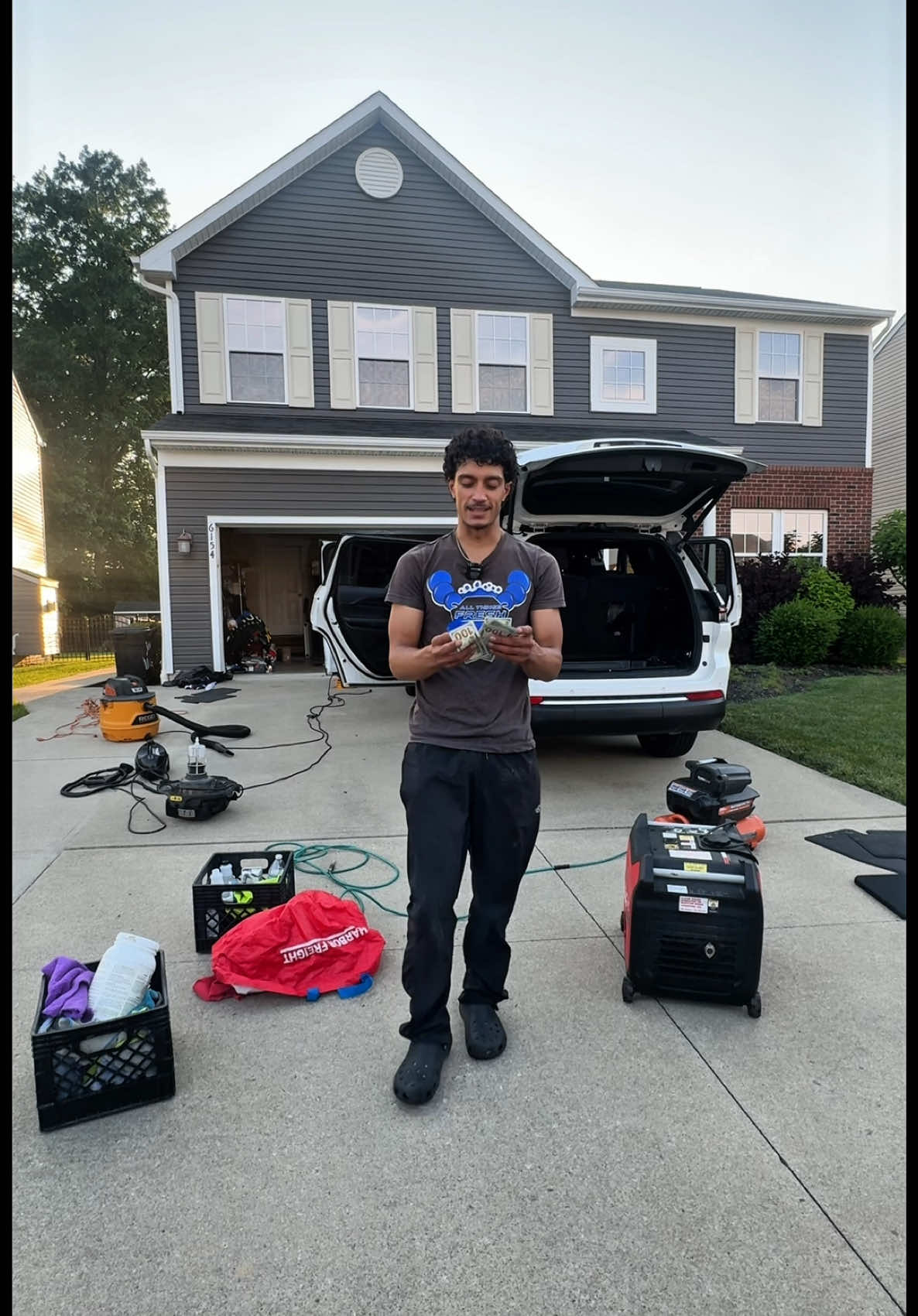 A post by @atfcardetailing1 on TikTok caption: Running over 100 appointments per month can be stressful😭using Jobber has helped me save money, time, and add on more clients! Y’all already know I got you so if you have any questions about it or wanna replicate my automations and flow, just shoot me a DM and I’ll help you out personally. Be sure to lock in that 14 day free trial or 20% off for the first six months. The link is in my bio in my link tree if you want to check it out and lock in that deal! @Jobber #jobberambassador 