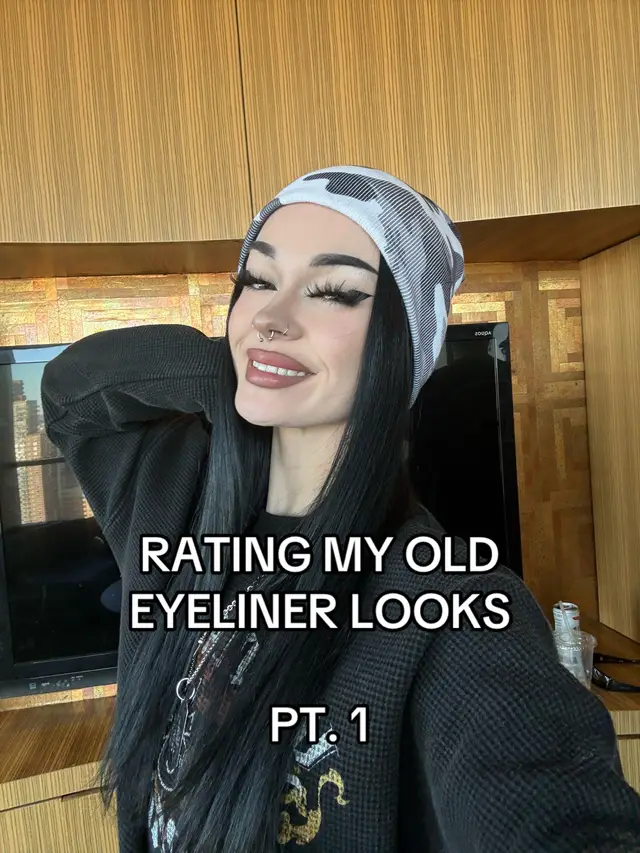 A post by @plutowtf on TikTok caption: i need to do more graphic liners for yall again #wlw 