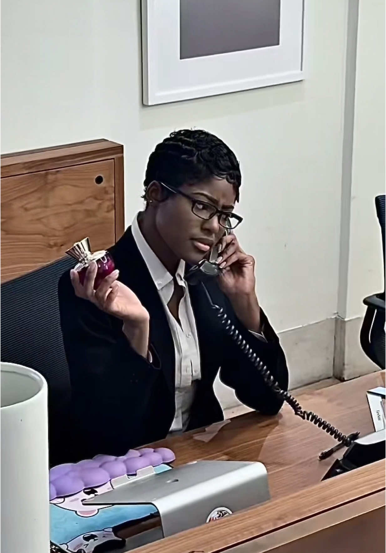 A post by @sheneawalker on TikTok caption: cLOCKED in with @Versace 💋  Get yours at @sephora and Sephora @Kohl’s #VersaceFragrances #VersaceDylanPurple #AD