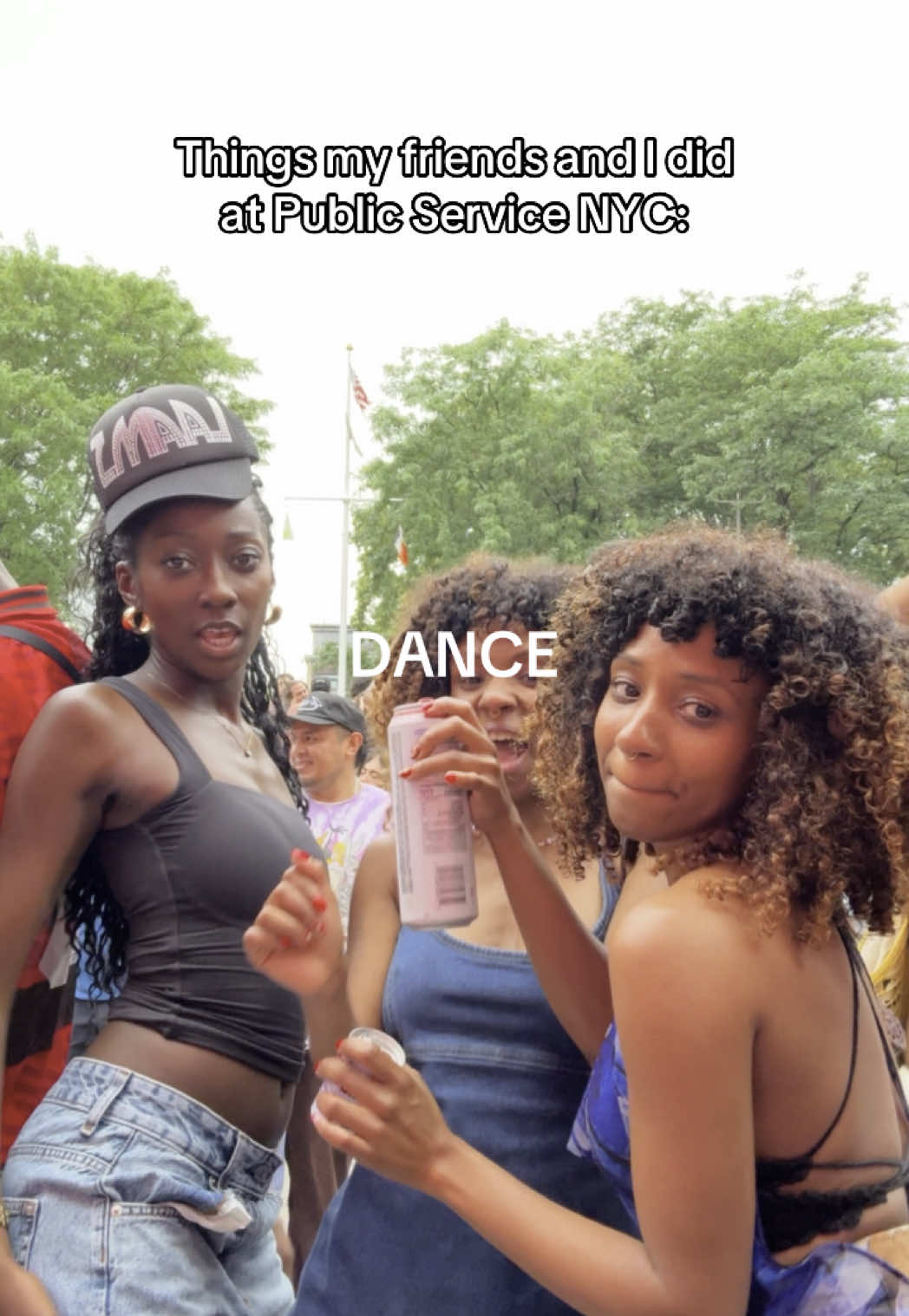 A post by @chvmeleon on TikTok caption: danced for hours in the rain to house music on a random Sunday in bedstuy, doesn’t get better than that ❤️‍🔥 #publicservicenyc #brooklyn #housemusic #nyc 