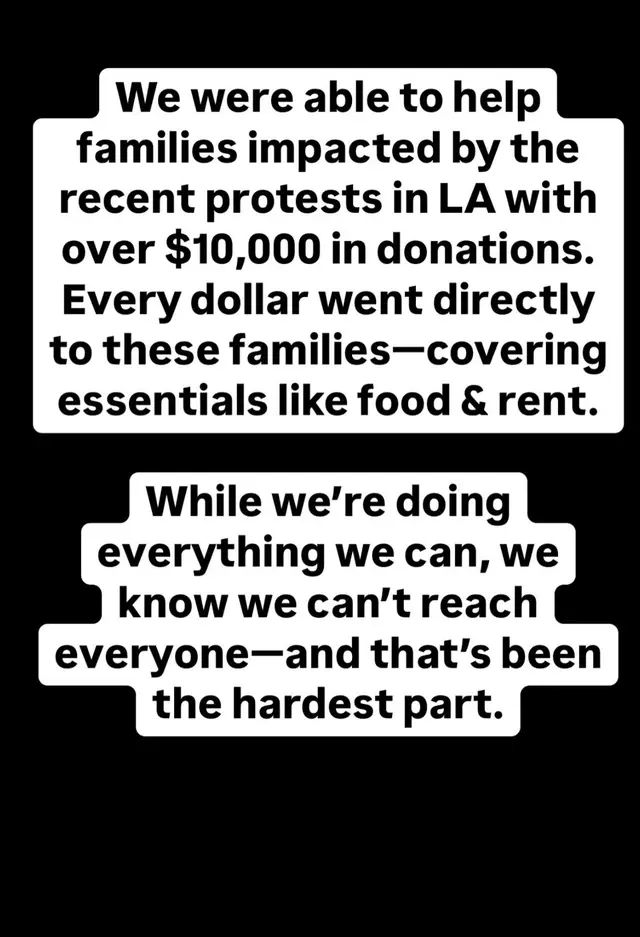 A post by @renevacacomedy on TikTok caption: Thank you to everyone reaching out 🤎 @Rafael Barbosa & I will continue to do what we can. Be safe out there 