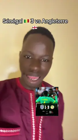 A post by @koddasall7 on TikTok caption: Sénégal 🇸🇳 3 vs 1 Angleterre 🏴󠁧󠁢󠁥󠁮󠁧󠁿 merci beaucoup Senegal #pourtoii 