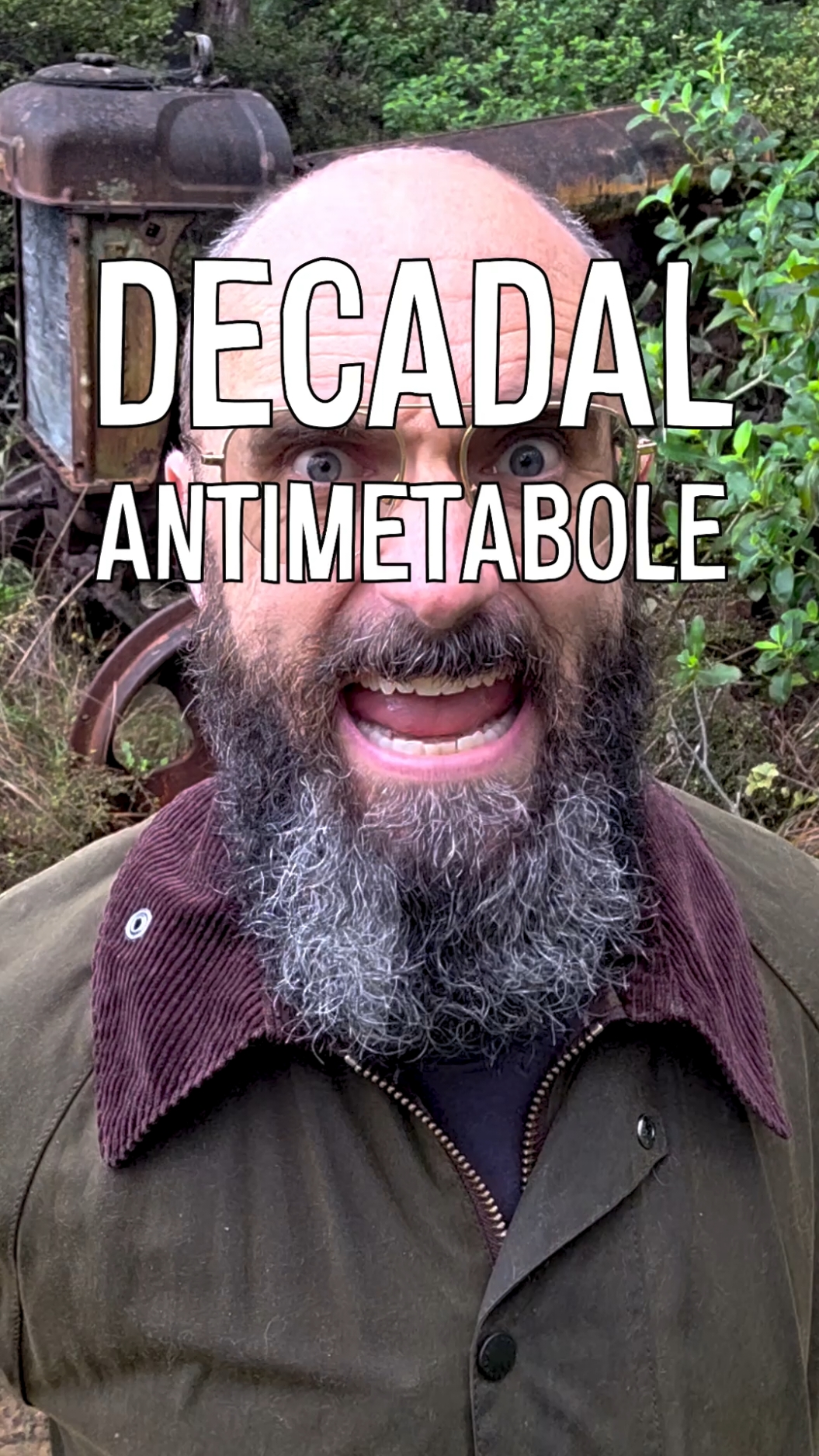 A post by @corndogwilly on TikTok caption: Antimetabole vs. Chiasmus. What's the difference? Up until yesterday, I didn't know the distinction was marked by separate words. BUT I'm learning everyday 😎 Antimetabole is the reversed repetition of words or phrases. For example: "Pleasure's a sin, and sometimes sin's a pleasure" - Lord Byron. In "chiasmus," similar concepts or grammatical structures are repeated and reversed, but not necessarily the same words. For example: "It's HARD to MAKE time, but to WASTE it is EASY" 🎷