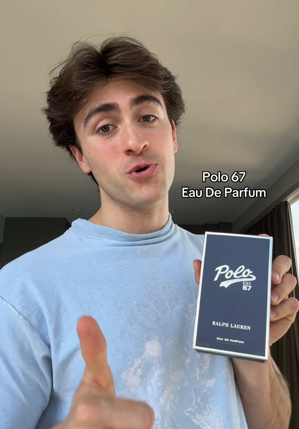 A post by @in_the_nic_of_time on TikTok caption: Who knew smelling fresh + being funny could be this easy? Happy Father’s Day! @Ralph Lauren Fragrances #RLFragrancesPartner #Polo67 