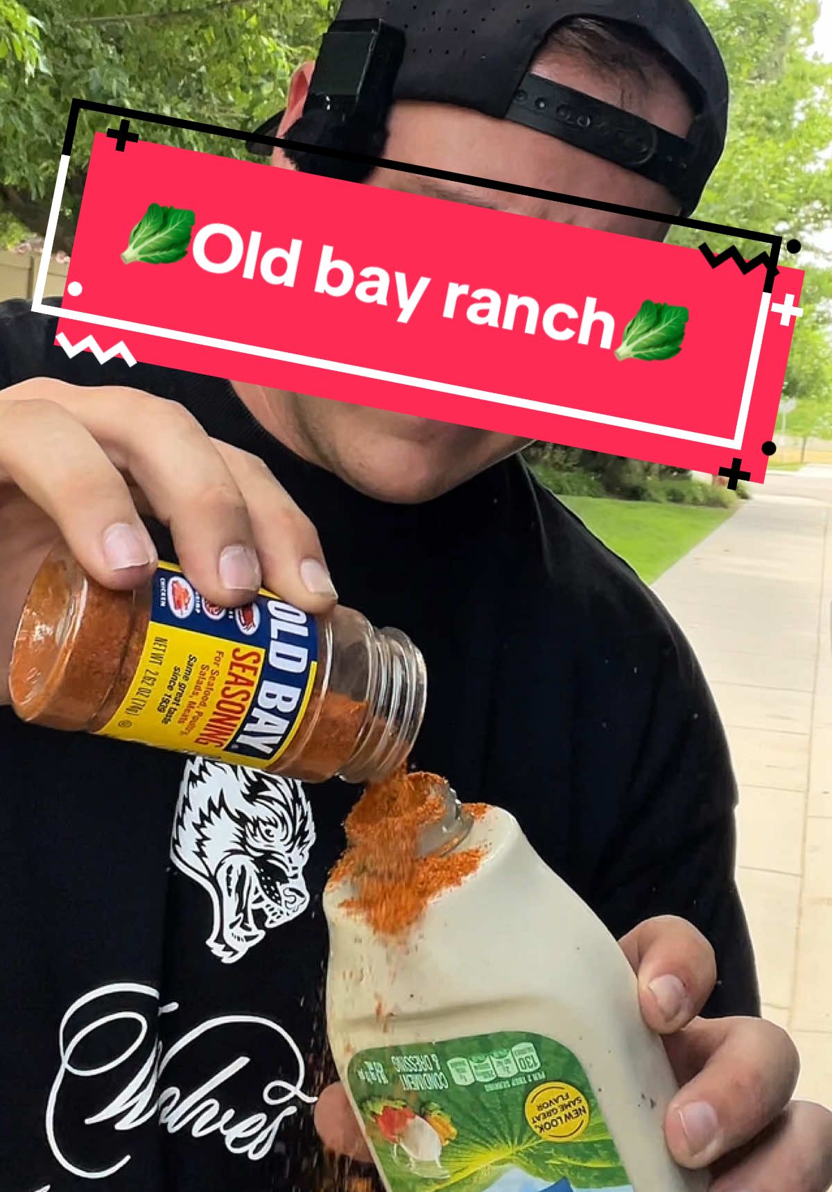 A post by @datrashmaaan on TikTok caption: Old Bay Ranch!!🥬#boydinner #trashsalad #bluecollar #bringbackboydinner 