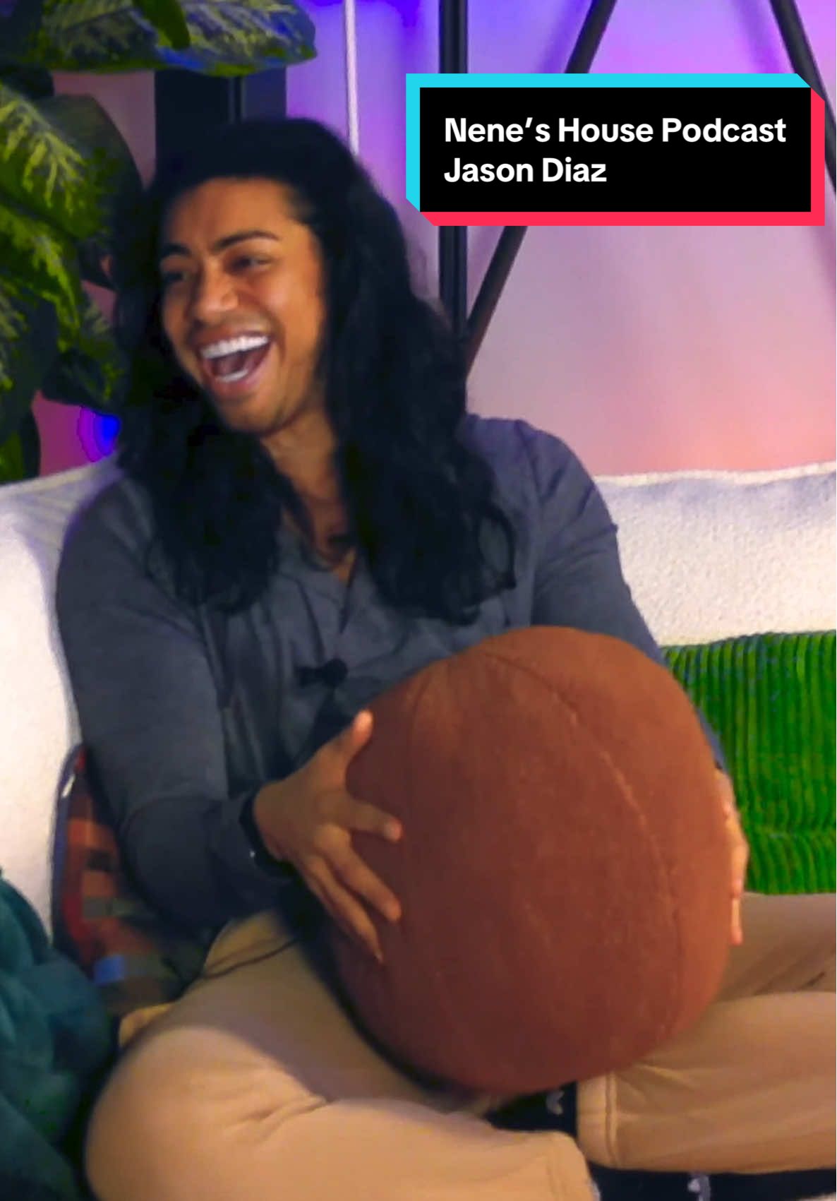 A post by @nene_la_shiro on TikTok caption: Full Ep. 3 of Nene’s House Podcast ft. @thejasondiaz  OUT NOW! #funny #podcast 