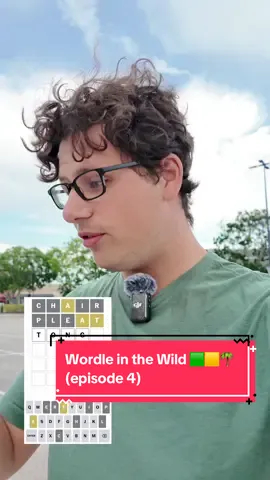 A post by @michael.dicostanzo on TikTok caption: Wordle gives and Wordle takes…🤷🏻‍♂️👀🟩🟨🏝️ #wordleinthewild #scavengerhunt 