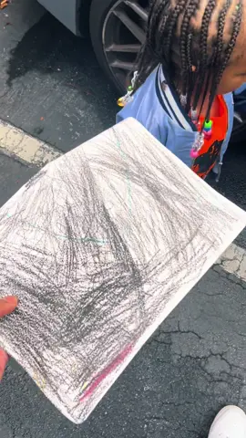 A post by @bandhunta_izzy on TikTok caption: Naw this drawing look like sumthin fresh off insidious! 🥲