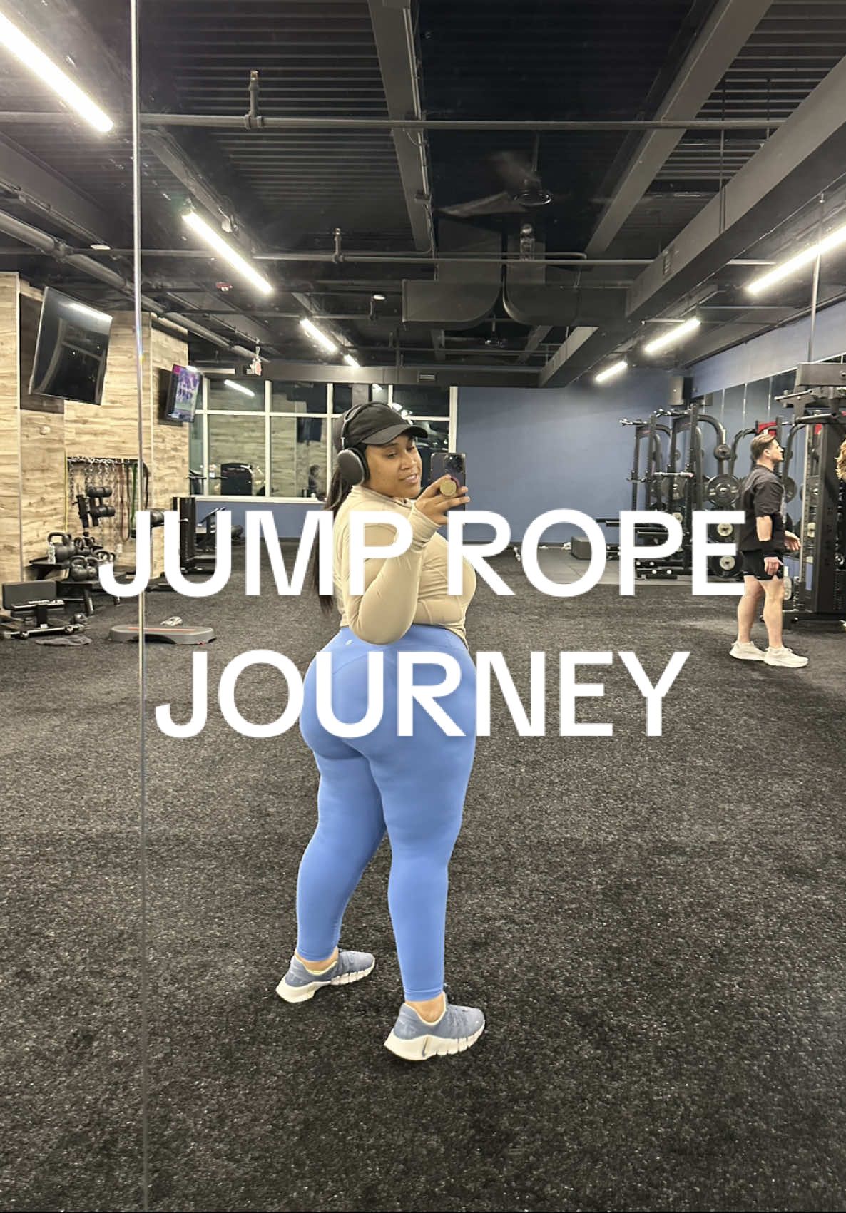 A post by @jeanineraine on TikTok caption: At 470 pounds, even walking to the mailbox left me out of breath. My body was in constant pain. When I decided to change my life, I knew I had to find ways to move that pushed me but still brought me joy. Jump roping didn’t come easy—I couldn’t even do one jump at first. But I stayed with it, just like I did with my meals and my workouts. Little by little, I got stronger. I started learning new tricks, challenging myself, and actually having fun. This journey has taught me that anything is possible when you stay consistent and believe in yourself. #jumpropejourney #jumpropewithme #fitnessmotivation #weightlossjourney #fitnessjourney 