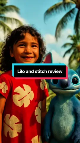 A post by @aiworldcruz on TikTok caption: Lilo and stitch movie review! 👽📕 #conspiracytheory #conspiracytiktok #moviereview 
