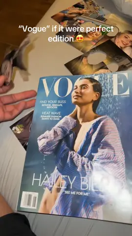 A post by @adrian_peru on TikTok caption: Hoping my girl forgives me now… ❤️🙏🏾 #VogueMagazine #CustomMagazine #haileybieber #CutOut #FeelGood #forgiveness #Love #beautiful #Fashion #Chanel 