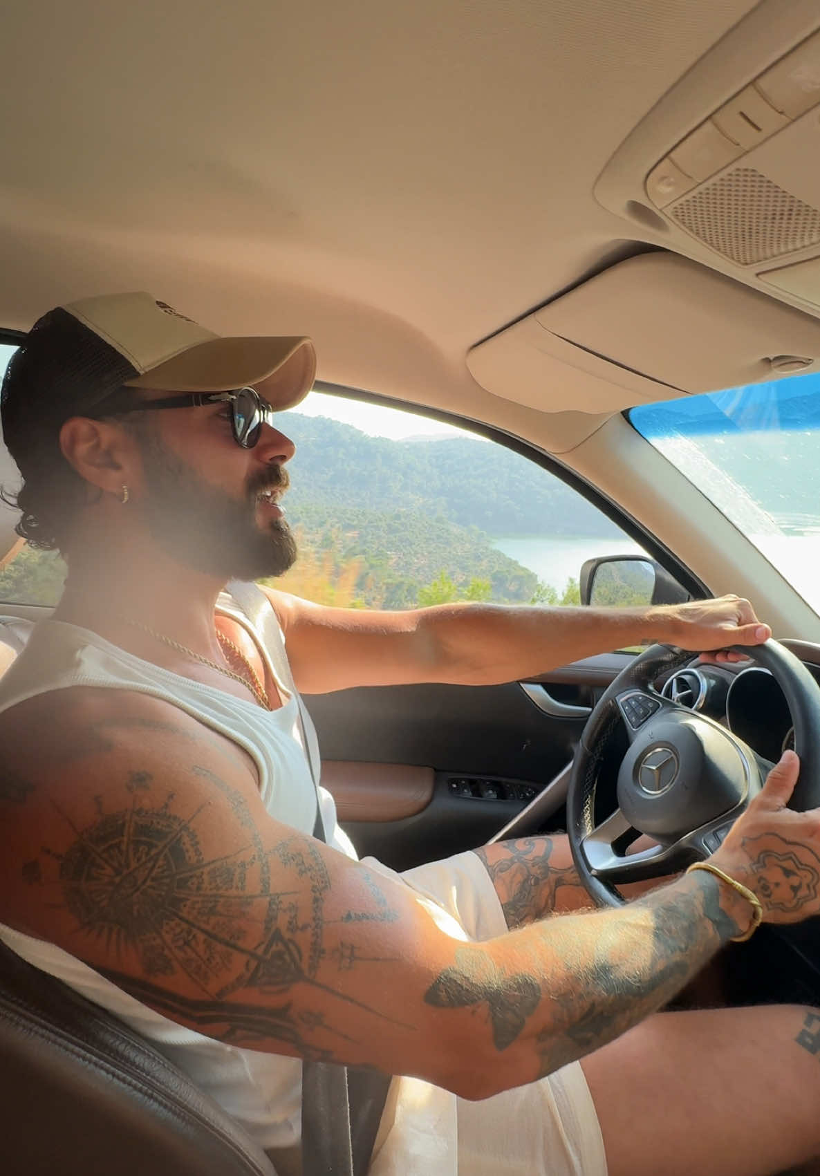 A post by @quentin.emery on TikTok caption: Killing the vibe with my voice since mile one. But hey, at least the view's got my back. #fyp #travel #turkey 