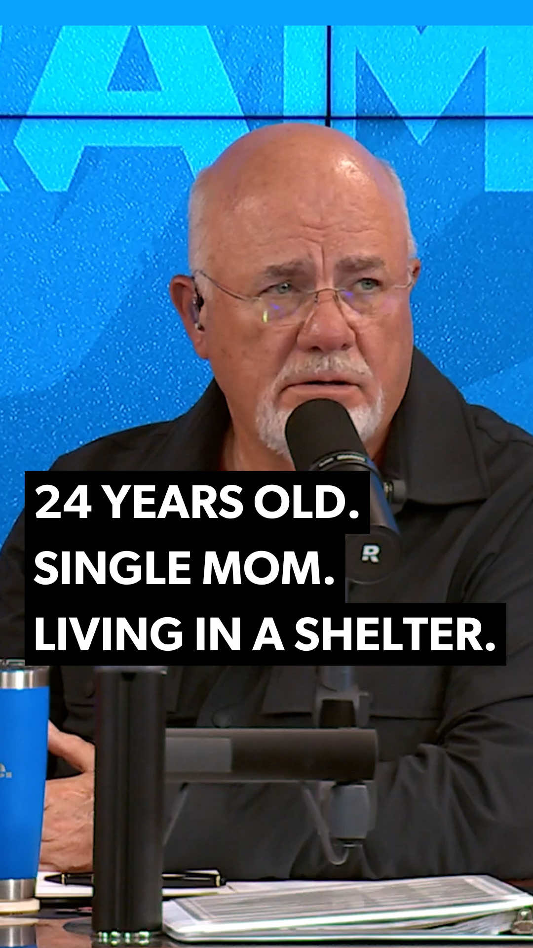 A post by @daveramsey on TikTok caption: She’s 24. A single mom. Living in a domestic violence shelter.   Her baby boy’s had multiple heart surgeries. She’s $18K in debt and about to lose her car.   She called The Ramsey Show looking for advice. #singlemom #domesticabuseawareness #domesticviolencesurvivor #moneyadvice #needhelp 