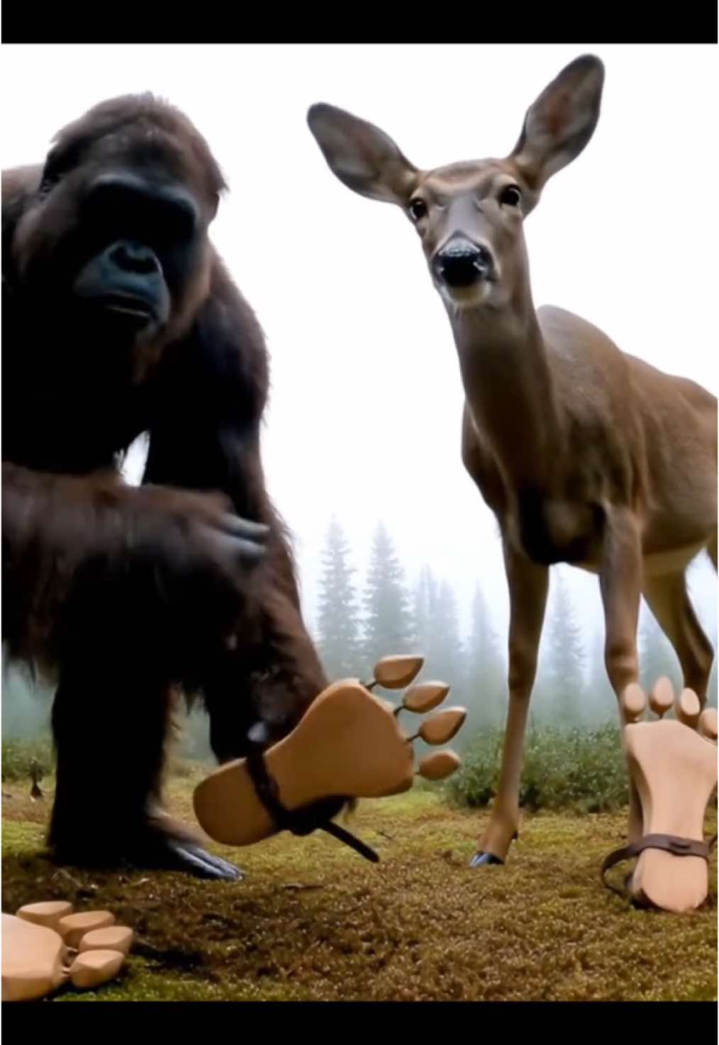 A post by @infinitecr8 on TikTok caption: Bigfoot Vlog Day 8 #bigfoot #bigfootisreal #vlog #usa🇺🇸 #fyp #outdoors #bigfootvlog