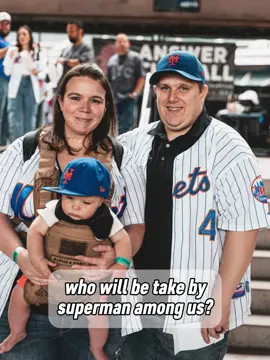 A post by @ on TikTok caption: Damn you Superman!!! Your not taking him without a fight!!! @Courtney<3 #fyp #foryoupage #superman #ai #nymets #johnnynumber5 #boydad #boymom 