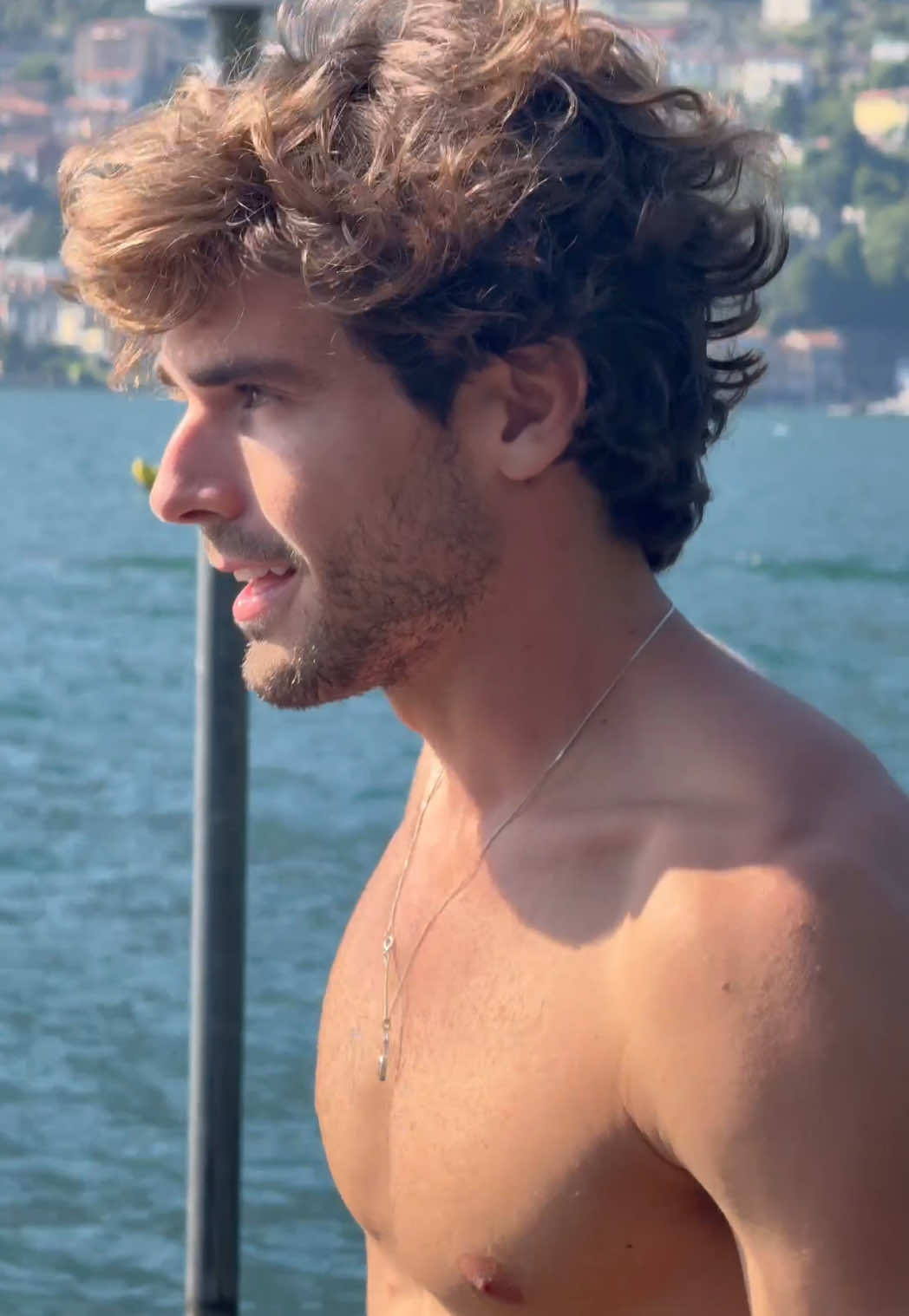 A post by @emilioalcaraz6 on TikTok caption: Lago di como sunsets ✨