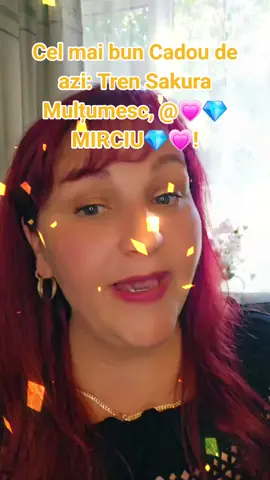 A post by @promovari.maraton on TikTok caption: Unul dintre cele mai bune Cadouri din LIVE-ul meu. Mulțumesc, 💗💎MIRCIU💎💗, pentru că îmi susții conținutul! @💗💎MIRCIU💎💗 #tiktoklive #livehighlights #livegift #sakuratrain #trensakura 